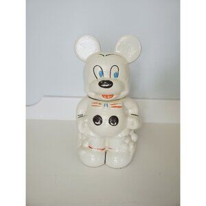 Vintage 1940s Mickey Mouse & Minnie Mouse Turnabout Cookie Jar